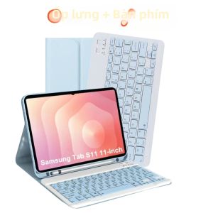 Ốp Lưng Máy Tính Bảng Samsung Galaxy Tab S11 11 Inch Kèm Bàn Phím Bluetooth Không Dây - Ốp Thời Trang TPU Chống Sốc Chống Nước Dành Cho S11