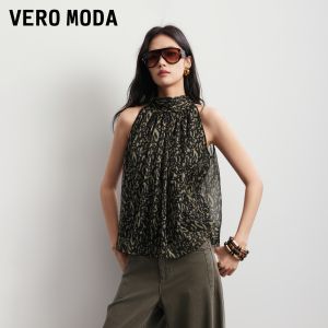 Vero Moda | Contrast Print Halterneck Sleeveless Shirt
