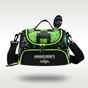 Australia Smiggle Original Lunch Bag Boys Minecraft Bento Bag Fruit Lunchbox Portable Waterproof Picnic Box Food Bags