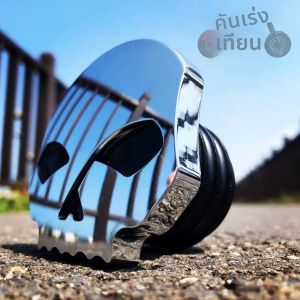 รถจักรยานยนต์ Retro Cool การใช้ถังหมวก Fit สําหรับ Harley XL883 XL120 Dana CNC การปรับเปลี่ยนรถจักรยานยนต์ Ghost Face Skull การใช้ถังหมวก