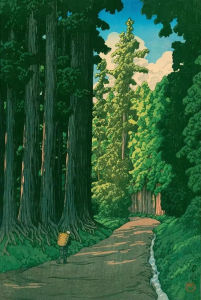 Hasui Kawase Tree Lined Road Asian Art Jigsaw Puzzle 500 1000 1200pcs For Adults Modern Home Decor Gift Brain Teaser Family Game