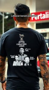 Kaos Leaugue ICL Foto Bahan Kaos Catton Combad24s Tebal Baju Distro Kaos Kata kata Sindiran Keren