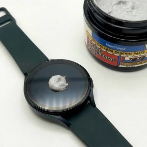 GEEKTHINK | 30g Dung Dịch Đánh Bóng Sửa Chữa Vết Xước Kính Bằng Miếng Bọt Biển - Chất Tẩy Rửa Lâu Dài Cho Màn Hình Đồng Hồ Ô Tô Kính Mắt Chất Tẩy Vết Xước Kính