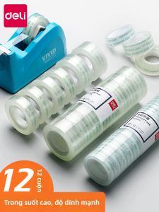 deli | Băng Dính Mạnh Trong Suốt 12mm