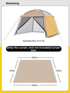 BEIANLANG | Large Capacity Sun Protection Ventilated Insect Repelling Canopy