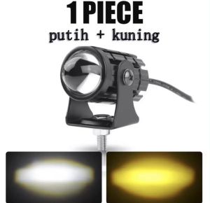 LAMPU SOROT LED LASER/MINI D2 LASER GUN LAMPU TEMBAK SOROT FOGLAMP 2MODE JAUH DEKAT PNP MOTOR MOBIL