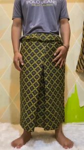 Sarung Koko Muslim Pria Katun Halus Premium Bawahan Dewasa ALL SIZE Kombinasi Batik Kawung