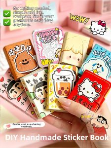 WANXUEXING | Sách Nhãn Dán Đồ Chơi Phát Triển Trí Tuệ DIY Dễ Thương