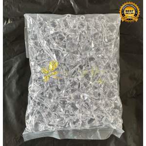 100pcs Bandul Kristal Motiv Lampion Panjang 4.7mm