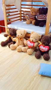 ToyVille พร้อมจัดส่ง ตุ๊กตา ตุ๊กตาหมี ตุ๊กตานุ่มนิ่ม ตุ๊กตาหมีน่ารัก นุ่มและน่ารัก ของขวัญวันเกิด ของเล่นเด็ก