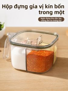 SIVASS | Multipurpose Seasoning Organizer Food Grade Salt and Pepper Container