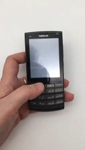 สำหรับ X3-02 Nokia ของแท้โทรศัพท์มือถือปลดล็อคหน้าจอสัมผัส WIFI 3G 5.0MP พร้อมคีย์บอร์ด