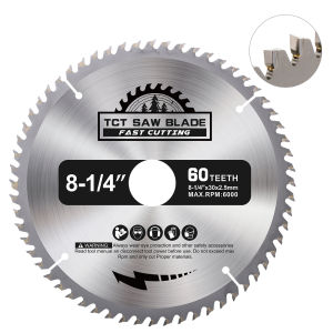 XCAN 1pc 210mm Circular Saw Blade 8-1/4 inch Carbide Tipped Blade 30T Wood Cutting Disc 30mm Arbor TCT Saw Blade For Wood