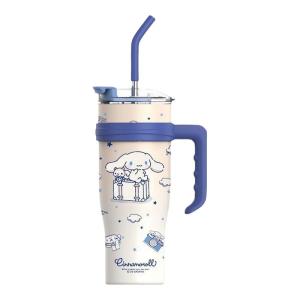 BIZE | Cute High-capacity Insulated Tumbler Stainless Steel Liner Dual Drinking