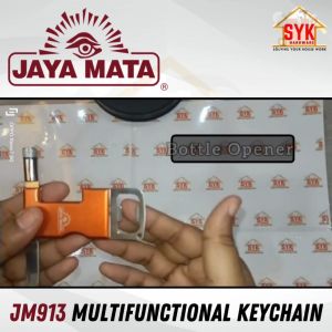 SYK Jaya Mata JM913 KM008AL Keychain Pocket Mini LED Flash Light Small Blade Knife Bottle Opener Key Holder Souvenir