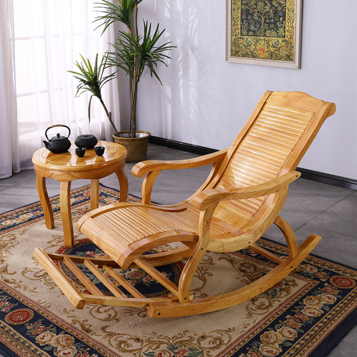 Solid wood cheap rocking chair outdoor