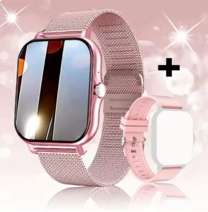 laxasfit | LAXASFIT 2025 Smart Watch Android IOS Bluetooth Talk Heart Rate Monitor Sleep Record Sports Smart Watch Ladies Men Gift