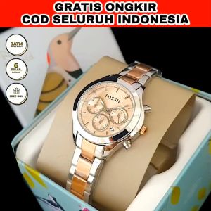 (BISA COD) Jam Tangan Wanita Cantik Terbaru FS Chrono Aktif Analog Quartz Womens Watches Kasual Trendy Kekinian