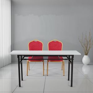 Thickened Folding Conference Training Table Hotel Banquet Desk Office Computer Desk Manicure Table Activity Desk Modern Style