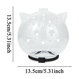 Cat Bubble Muzzle Breathable Sturdy Muzzle Mask Cat Head Cover Space Hood Protective Helmet Anti-bite Pet Grooming Supplies