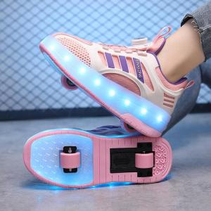 Retractable Dual Wheel Skates