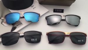 BMW Official Box: Men Polarized Sunglasses & Metal Frame Original Shades