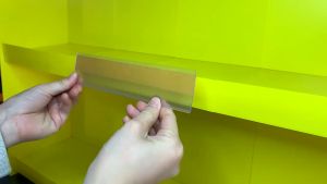 Price Rail Shelf Tempat Label Produk Harga Price Tag Rak 90cm*42mm