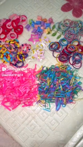 1110pcs Cute Mini Star Flower Baby Girl Hair Clip Set Colorful Basic Nylon Hair Ties Cartoon Hairpins Pack For Kids Hair Accessories