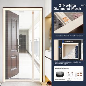 SHULIAN | Magnetic Mosquito Proof Door Curtain For Security Doors
