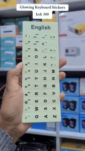 Tấm dán phím tiếng anh quốc tế dùng cho tất cả bàn phím máy tính PC/laptop