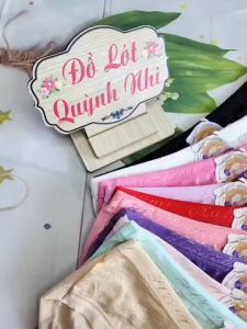 Combo 5 Và 10 Quần Lót Cotton Nữ Phối Gấm Xᶖnh Mềm Mịn Co Giãn Size 35-45 Kg [1214] Form Ôm Dáng Chuẩn _ Đồ Lót Quỳnh Nhi