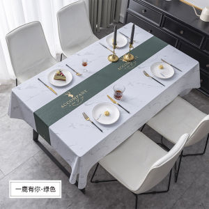 Vải Trải Bàn PVC Không Cần Giặt Chống Thấm Dầu Chống Thấm Nước Chống Bỏng Mềm Mại Sang Trọng Đa Năng Phong Cách Scandinavia