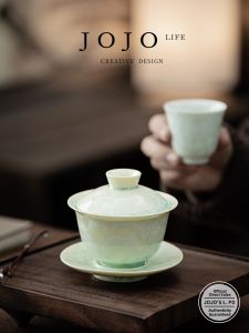 JOJO LIFE | Glazed Crystalline Three Talents Tea Cup