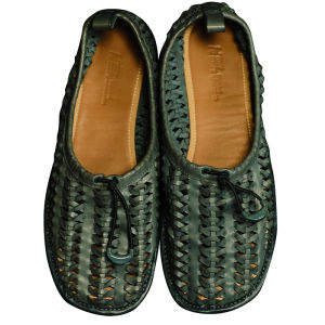 Breathable Openwork Handwoven Leather Boat Shoes
