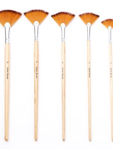 Nylon Fan Pen Gouache Pen Acrylic Broad Brush Comprising a Row of Penshaped Brushes Wood Grain Pen Watercolor Painting Pen Set Writing Brush Oil Painting Brush Professional Painting