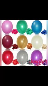 10 pcs Balon latex metalik / balon karet polos perpack 12inch Balon Ulang Tahun Balon Pesta