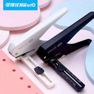 KW-Trio No.09176 Single Hole Punch Machine Card Reader Positioning 20 Pages Ruler Business Supplies Binding Equipment