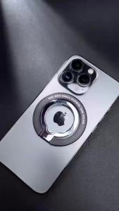 Custom magnetic phone ring stand for adjustable car mount dual ring magnetic cell phone grip Holder