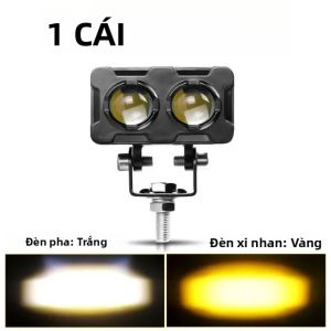 Đèn LED Làm Việc Ô Tô JOYINLED 12V 24V Hai Màu Chuyển Đổi Đèn Phụ Trợ Cho Xe Địa Hình Máy Kéo Xe Tải Xe Máy Đèn Sương Mù Đèn Chiếu Điểm Với Vỏ Nhôm IP67