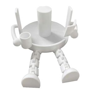 EELHOE | Toilet Paper Holder 3D Printed Tissue Holder with Decorative Novelty Roll Dispenser for Home Bathroom Storage Rack