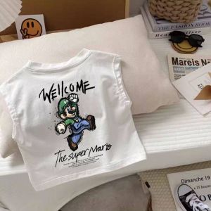 Cute Fashionable Sporty Cartoon Paw Patrol Print Cotton Vest for Kids