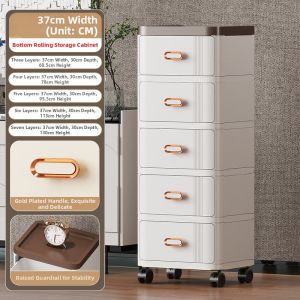 TONGGUMO | Multi-tier Drawer-style Storage Cabinet for Home Kids Toys and File Organization Plastic