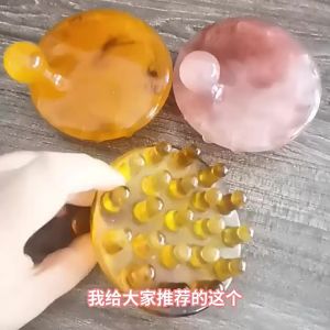 New Resin Scalp Massage Comb Smooth Round Nubs Durable For Head Body Relaxation Home Care