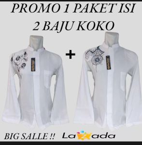 Koko dewasa lengan panjang Koko laki laki lengan pendek  KOKo termurah lebaran