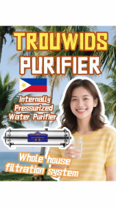 TROUWIDS Whole House Water Filter Stainless Steel Water Purifier Water Filtration Complete Set