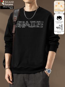 TUCANO | Mens Autumn Spring Round Neck No Hood Long Sleeve Heavy T-Shirt