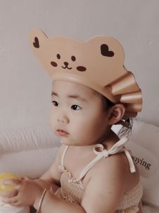Waterproof Baby Bath Cap Child Hair Washing Hat Infant Ear Protection Swimming Cap Toddler Hairdressing Accessory Durable Material