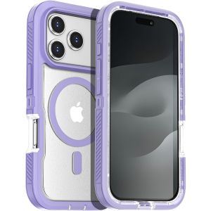 OTT-box Heavy Duty Armor Magnetic Case for IPhone Air 17 Pro Max 16 15 14 13 Pro Anti-Slip Wireless Charge Full Protector Cover