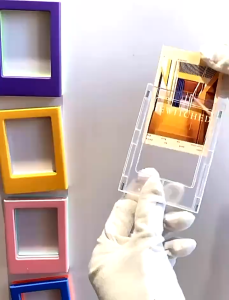 3-inch magnetic frame Polaroid Creative DIY Magnetic Photo Frame Fun Refrigerator Magnetic Small Photo Frame