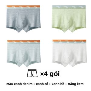 Quần lót MiiOW Catman cho nam làm bằng cotton nguyên chất kháng khuẩn thoáng khí